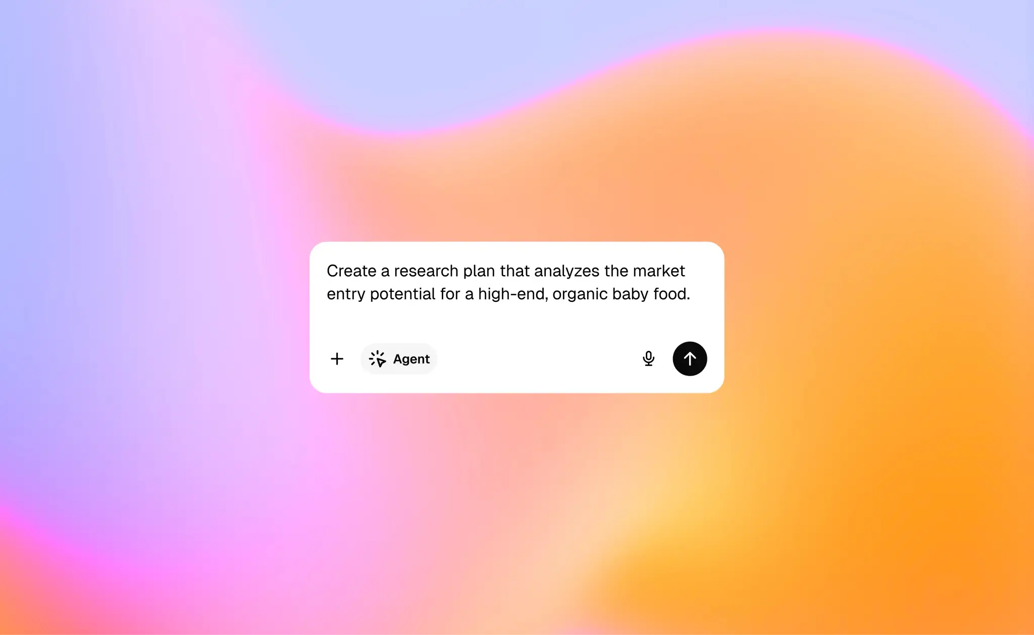 create a research plan mockup image